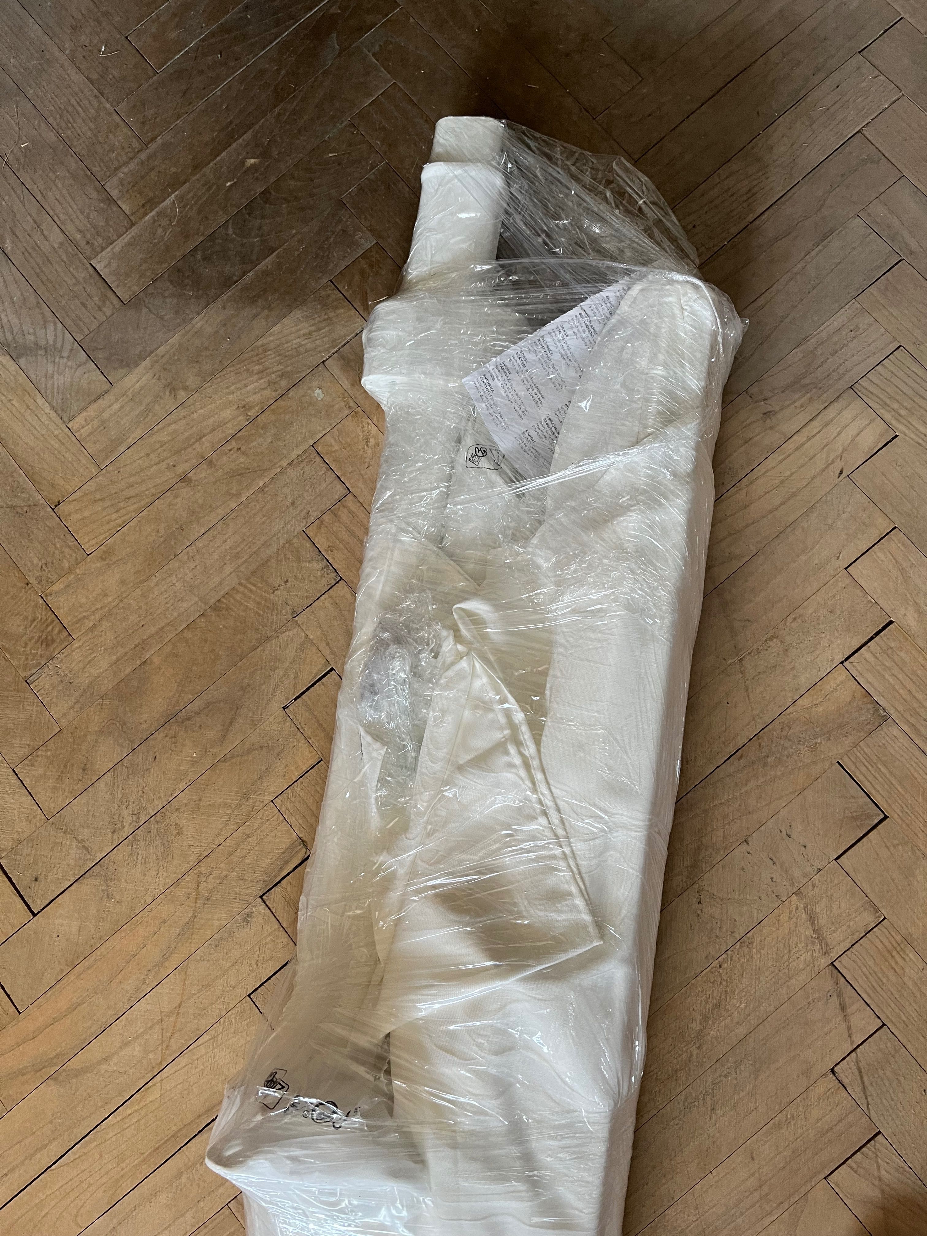 IKEA HOGON Zawieszany parasol, biały, 270 cm
