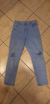 Spodnie Jeansowe H&M z dziurami rozm. 146