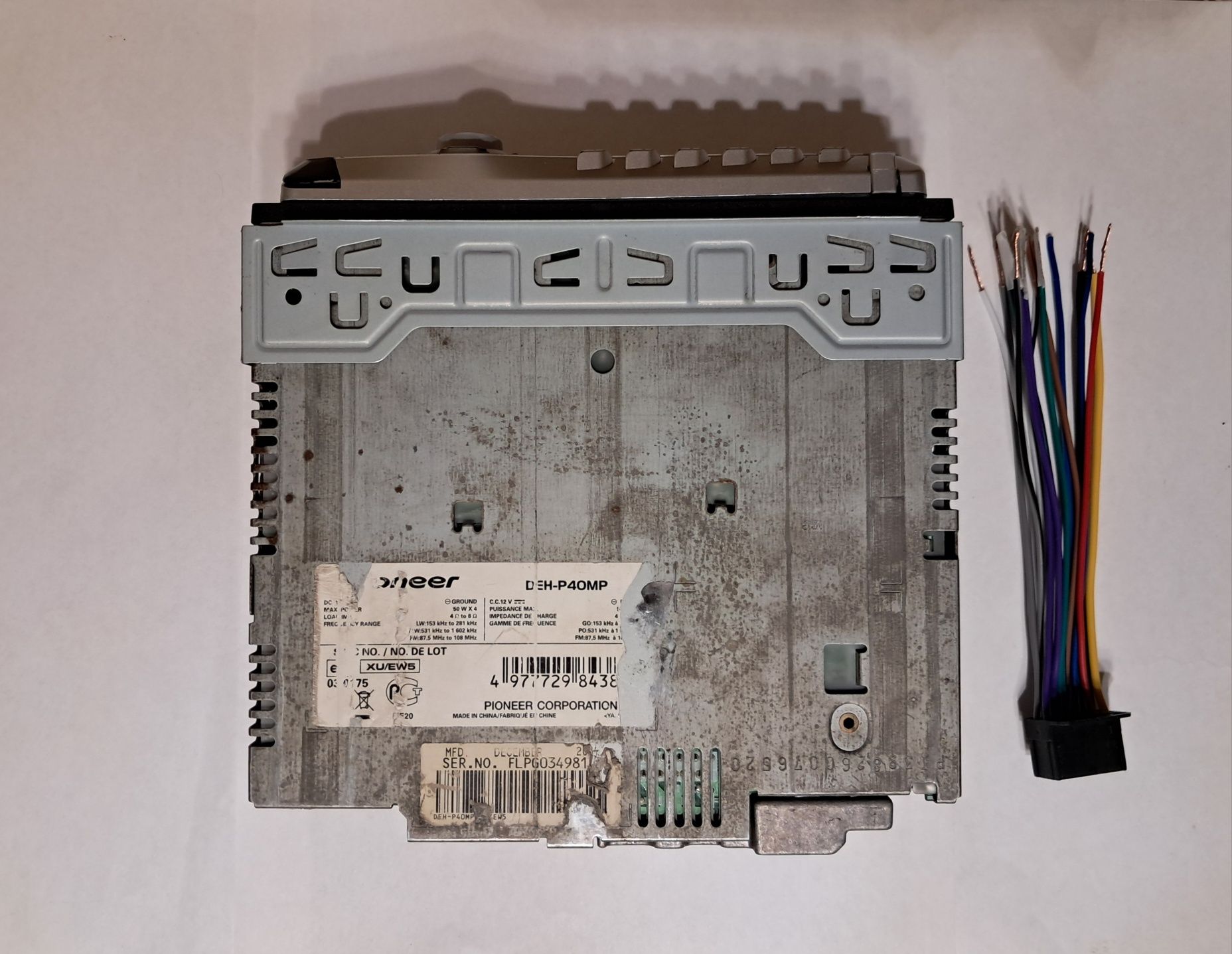 Pioneer Bluetooth 5.0, DEH-P40MP, магнітола, піонер