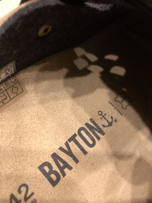 Kapcie męskie jesienno zimowe hiszpanskie Bayton