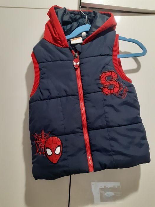 Bezrękawnik kamizelka Spiderman 110 ciepła