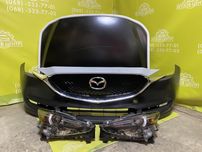 Бампер передній mazda cx-5 2017-2024 решітка мазда цх-5