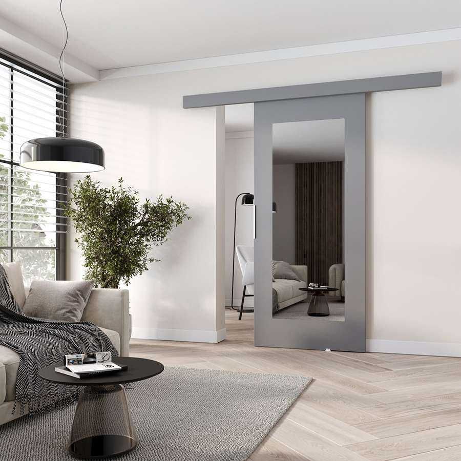 Drzwi przesuwne naścienne MATI MODEL I 80cm 86x 205 SOLIDNE