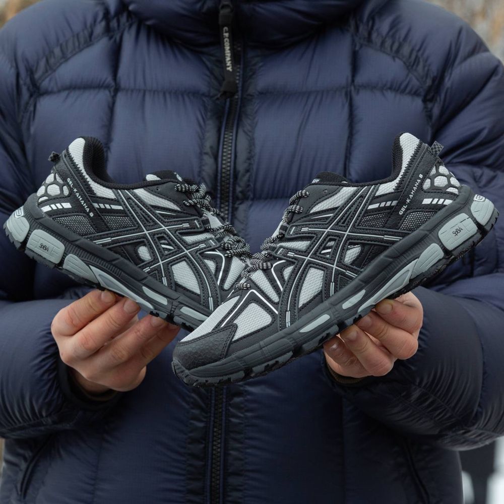 Asics Gel-Kahana 8 Black/Grey,asics,gel kahana,kahana 8,асікс,гел каха