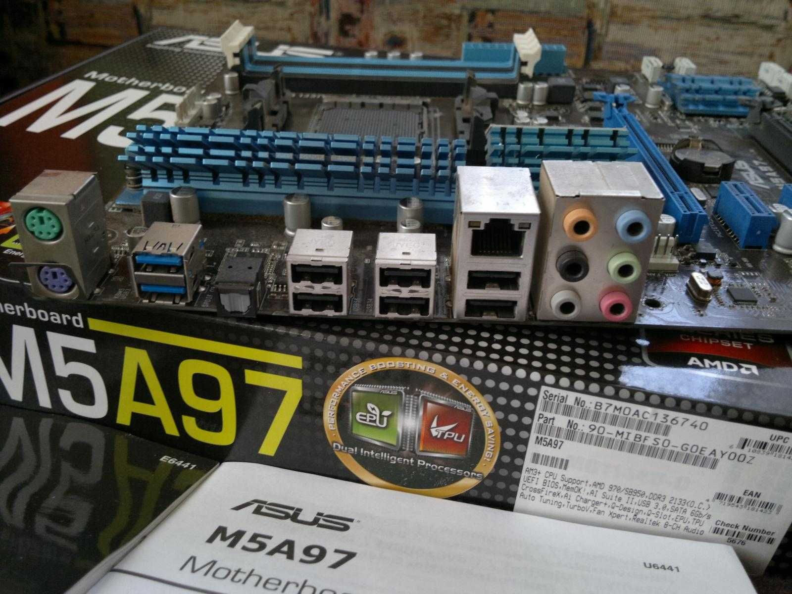 Asus M5A97 сокет ам3+