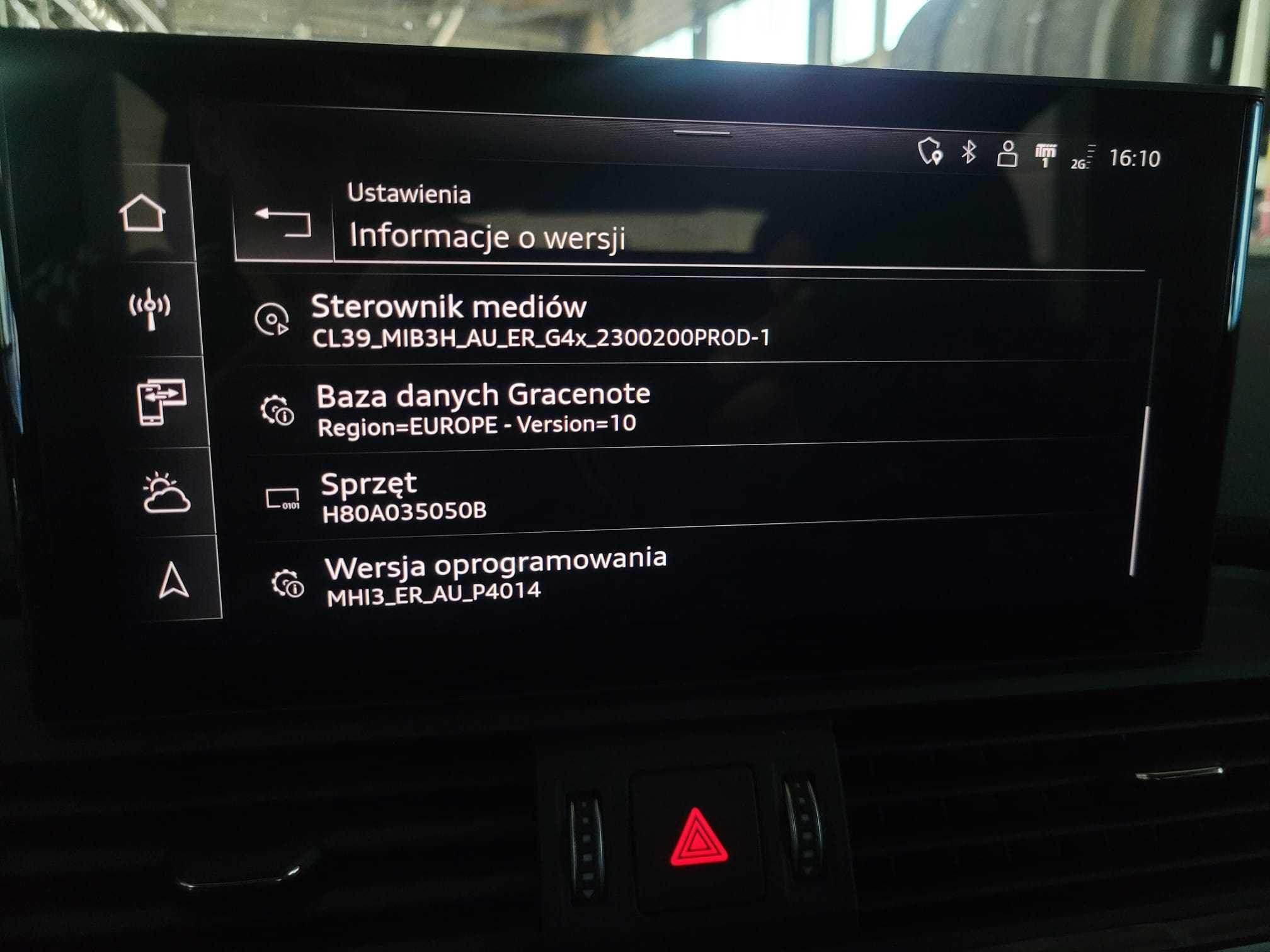 Konwersja MHI3 MPR3 4014 AUDI A3 A4 A5 A6 A7 A8 Q3 A5 Q7 Q8 USA-->EU