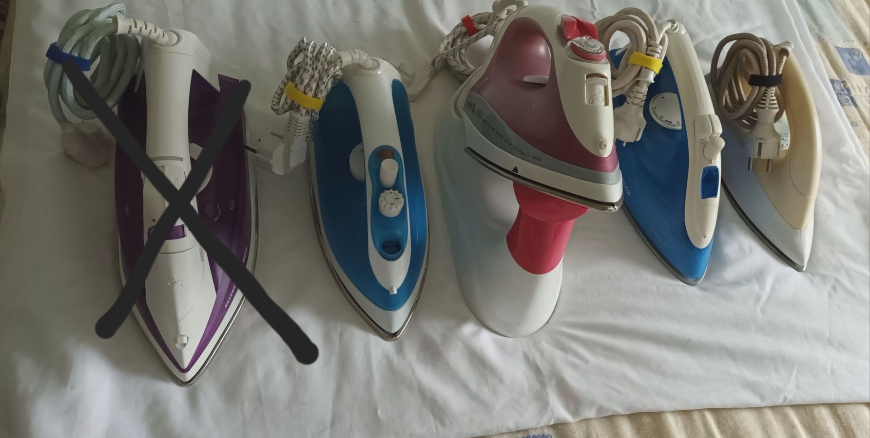 4 ferros de engomar- Bosch, Philips, Fagor, Tristar