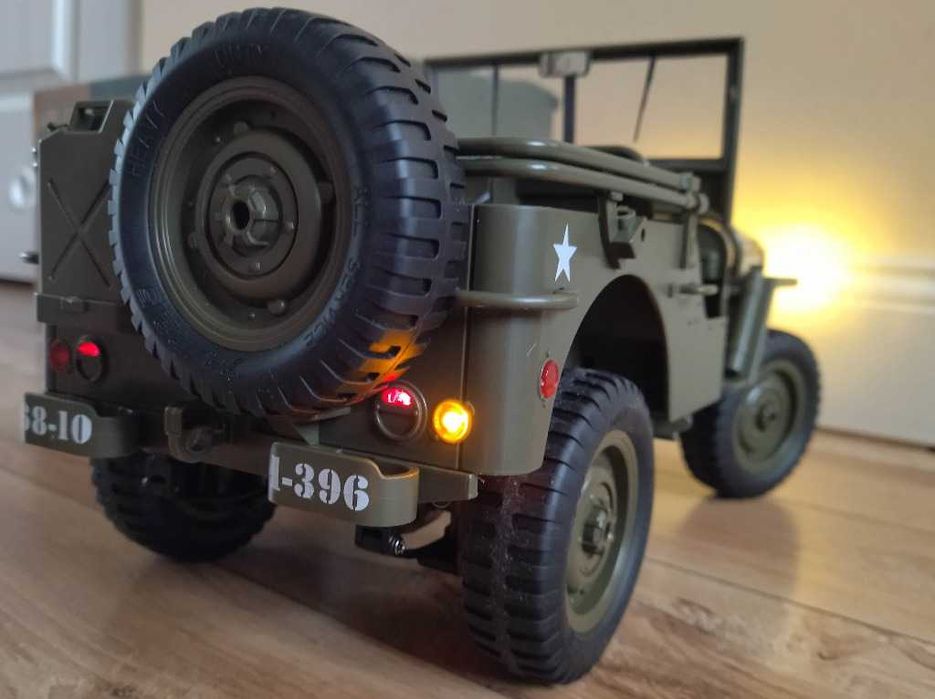 Duży model WILLYS JEEP 1/10 RC 4WD RTR - super - polecam!