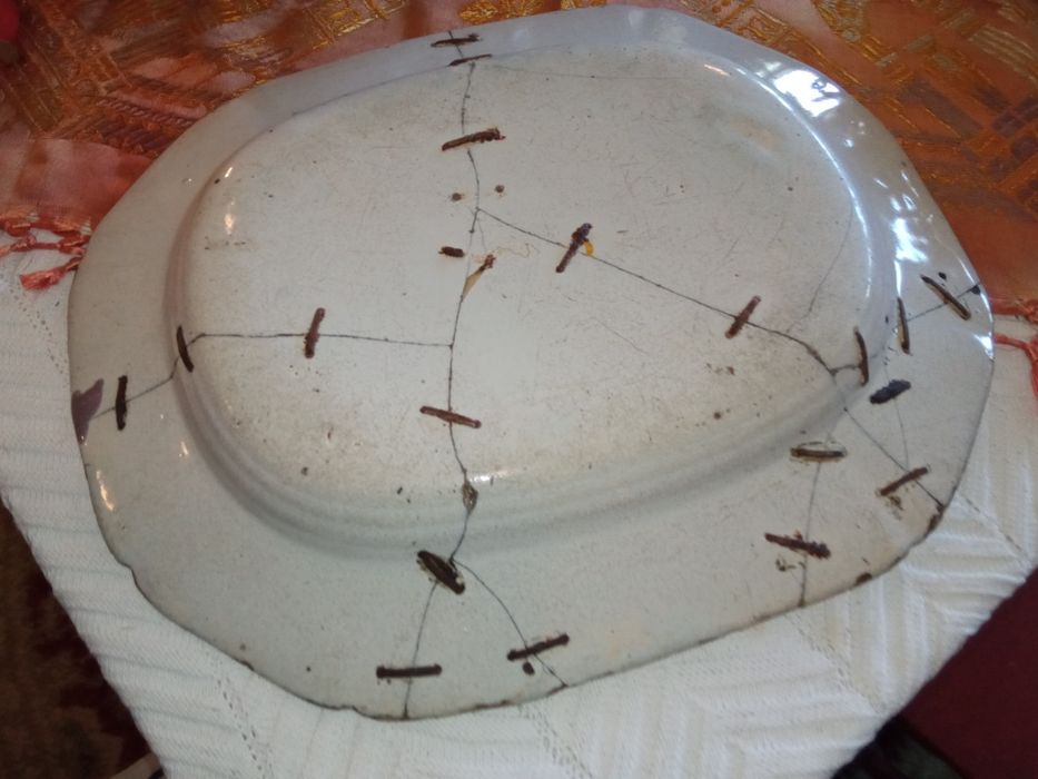 Lote de  Peças de Faiança antiga ( 7 peças )