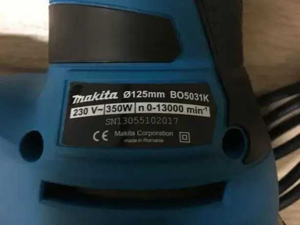 Ексцентрикова шліфмашинка Makita BO5031K 125 коло 350ВТ