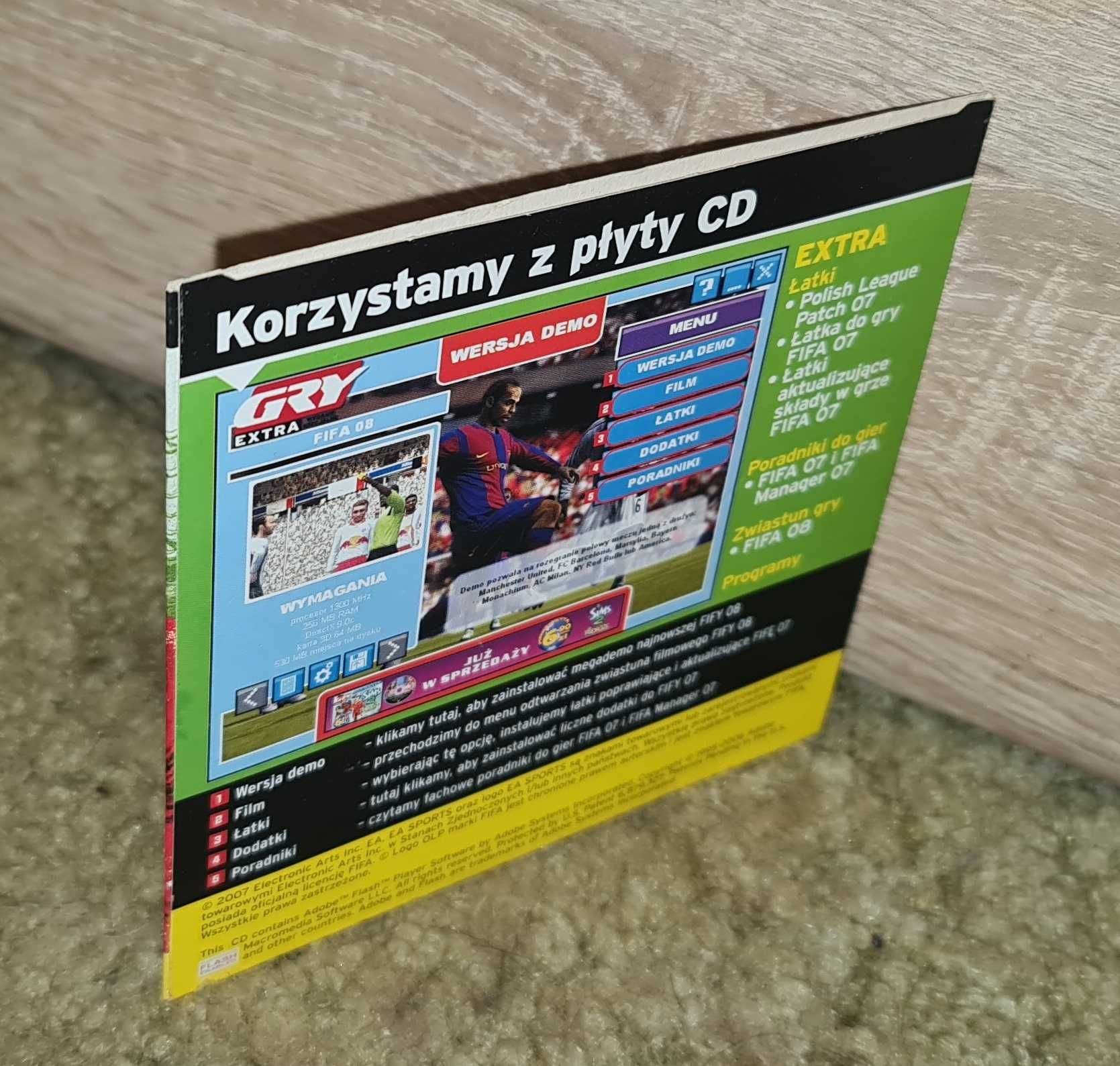 Fifa 07 DZIESIĄTKI Nowych DODATKÓW / PC / Idealna - /