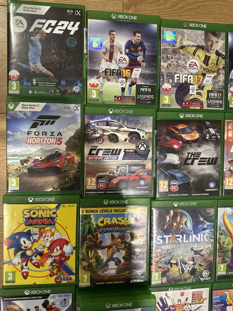 Hity gry Xbox one s x series fifa fc24 lego kao just crash forza spyro