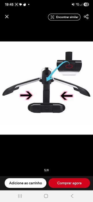 Suporte casaco/camisa tesla model3