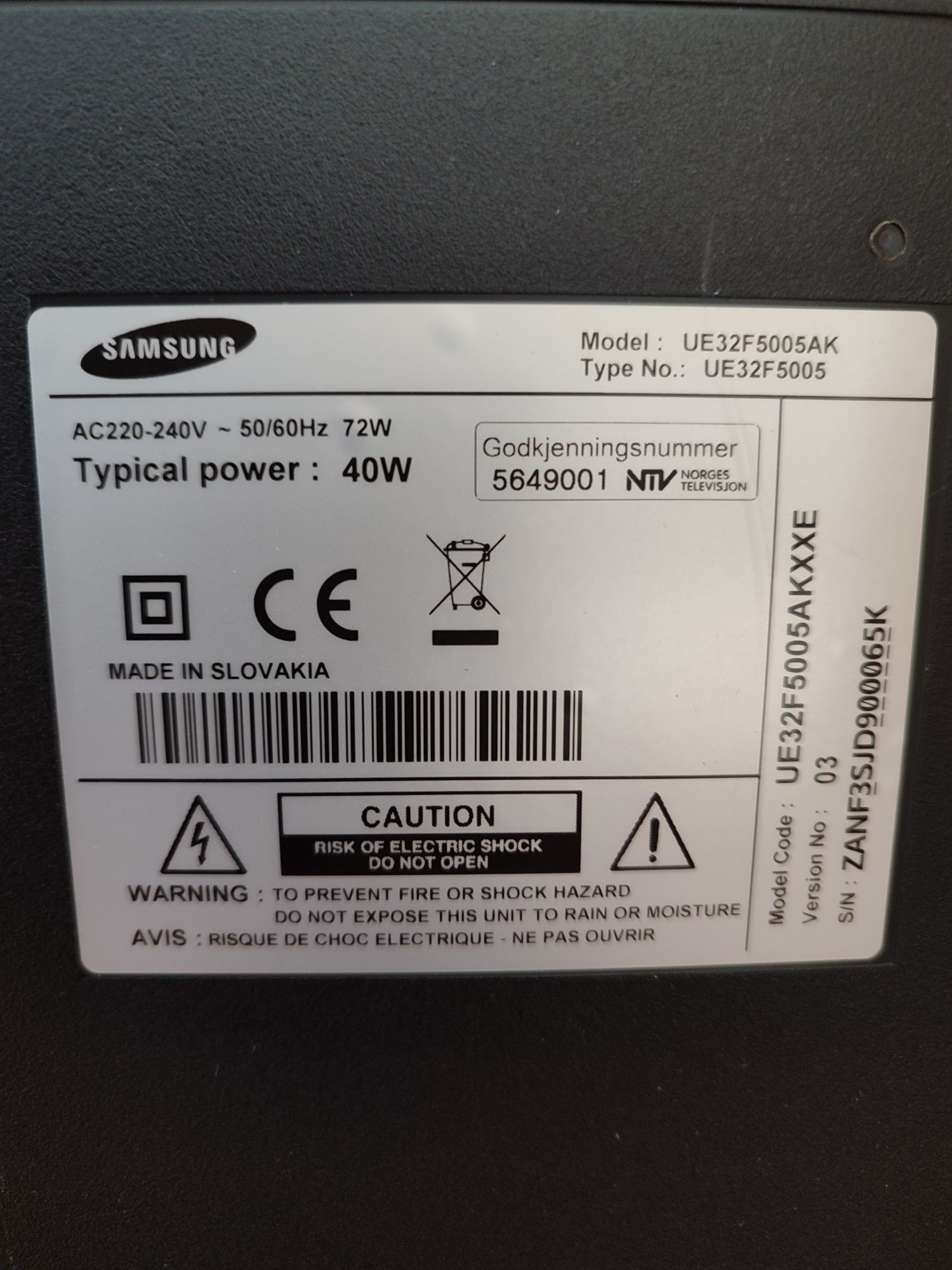 samsung ue32f5005