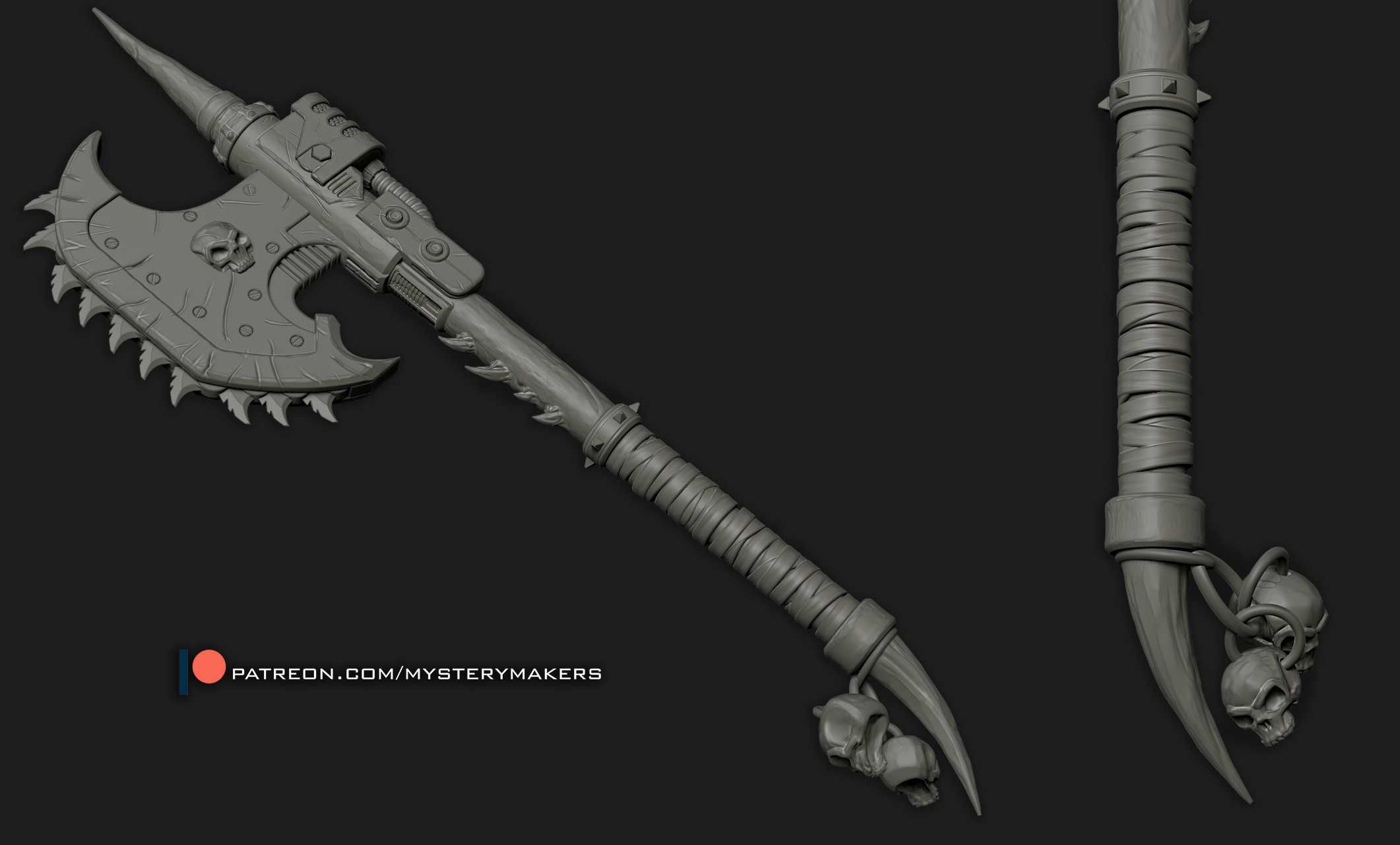 Chainaxe Khorne'a - Warhammer 40k 1:1