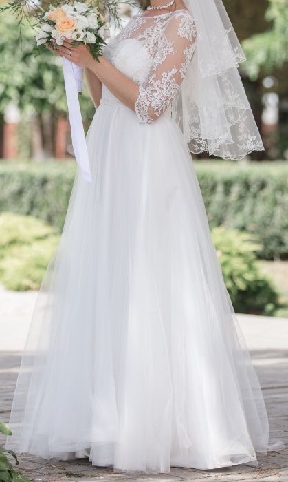 Весільна сукня весільне плаття Свадебное платье бу 44 розмір размер