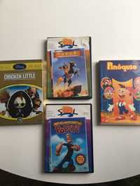 DVD’s infantis, Popeye, Iakari, Pinóquio, Chicken Little