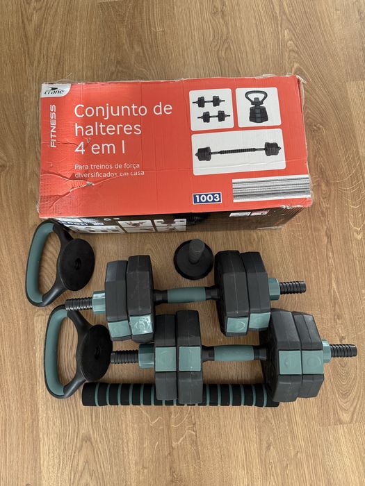 Conjunto Halteres Musculacao