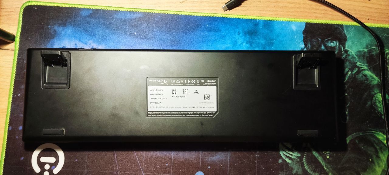 Клавіатура HyperX alloy origins, б/у 1 рік