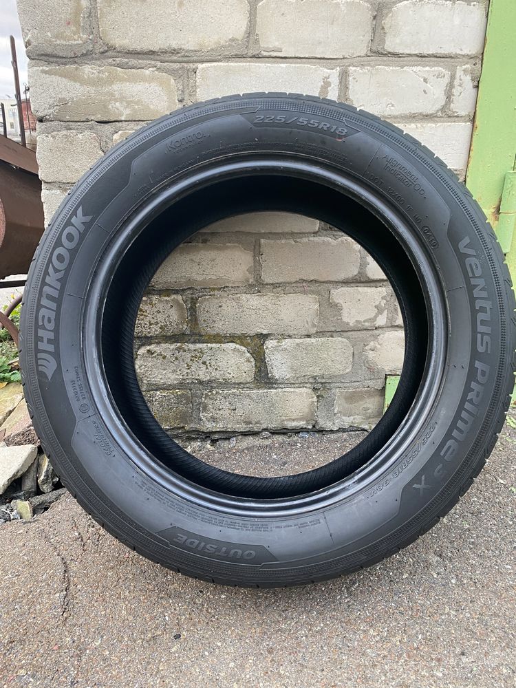 225/55/18 Hankook Ventus Prime 3x (нові) 2 шт