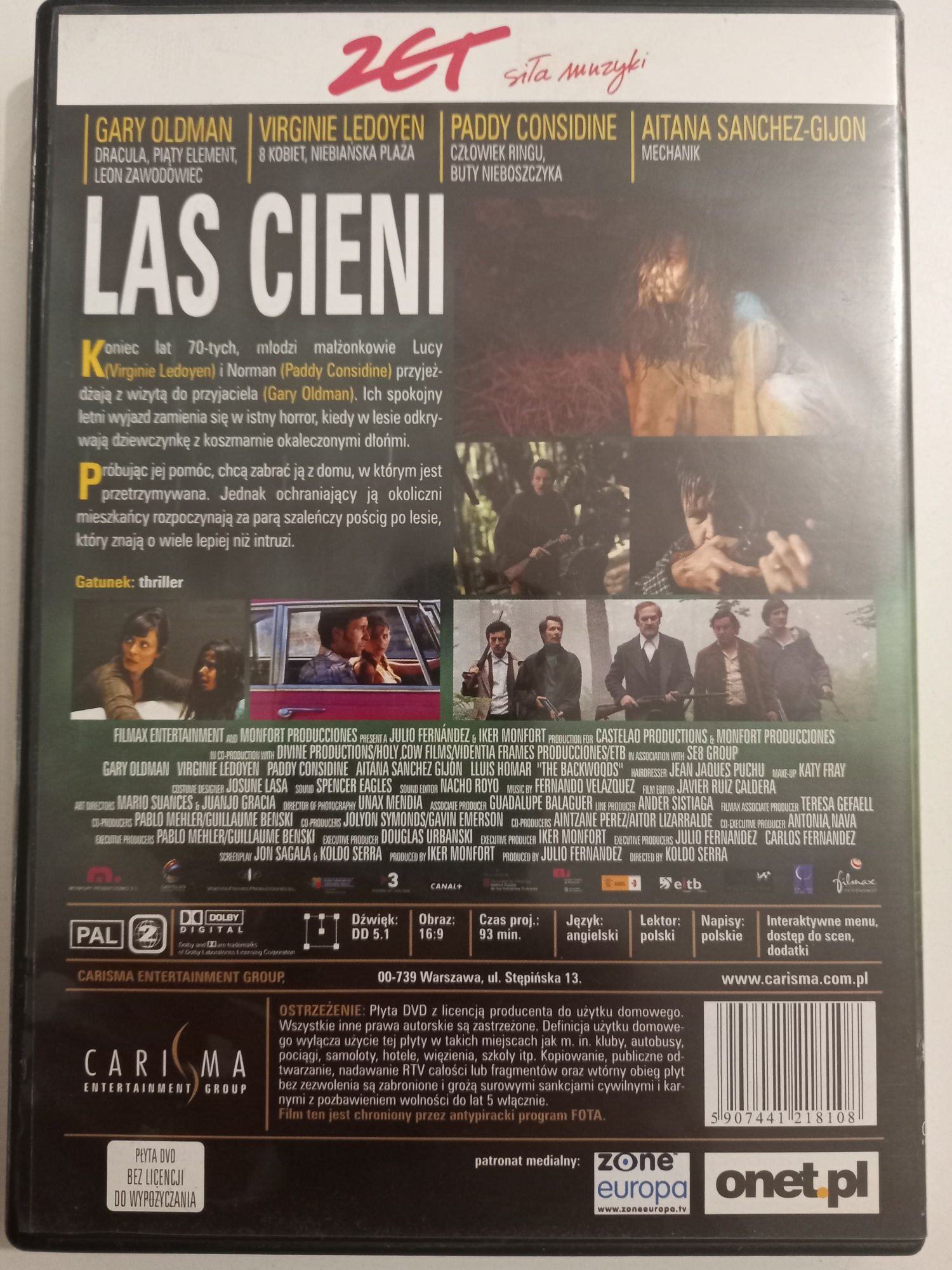 Film Las Cieni DVD Video