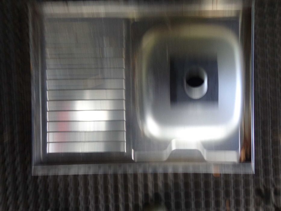 Zlewozmywak stalowy jednokomorowy nieużywany