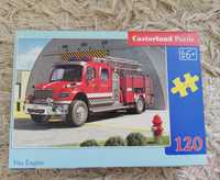 Puzzle firmy Castorland wóz strażacki 120 elementów