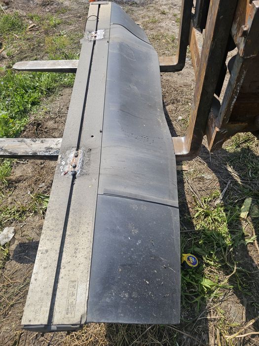Zderzak tył naczepa ,przyczepa , aluminiowy z chlapaczem ; belka tył ,