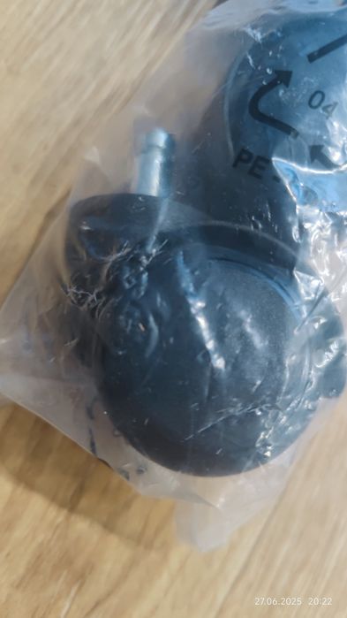 Kółka do krzesła obrotowego zestaw 5sztuk nowe