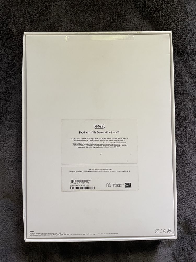 iPad Air 10.9 4Gen 2020/ MYFN2LL/A 64Гб