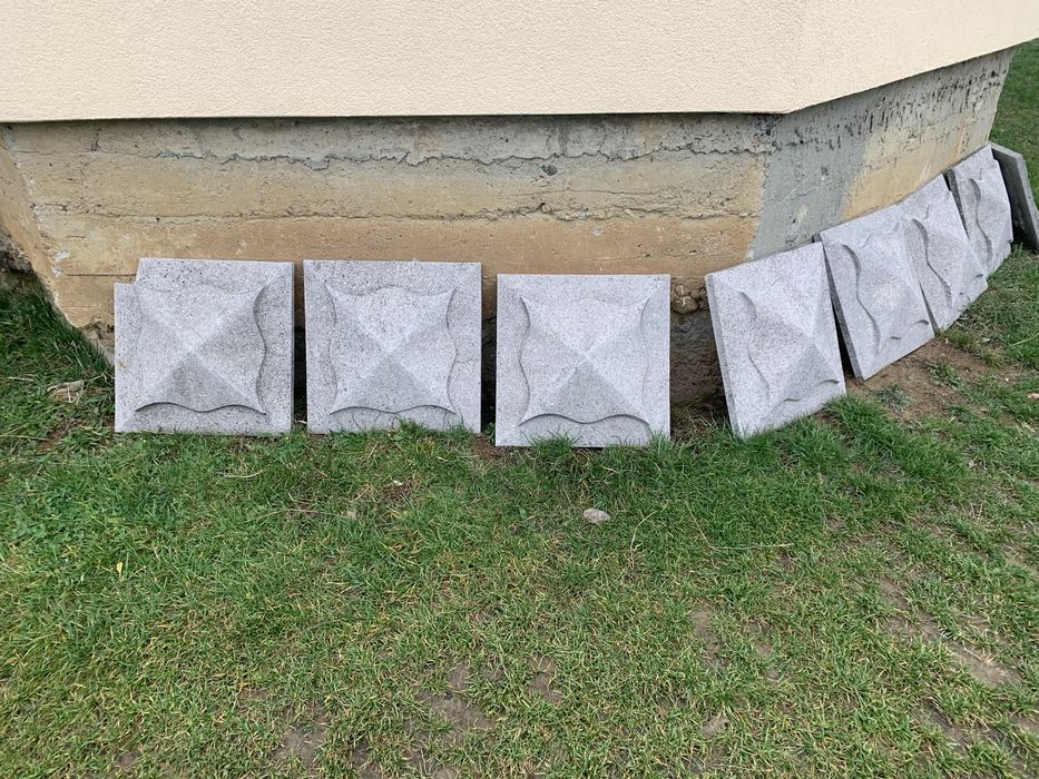 Шапки из мраморной крошки, з мармурової крихти