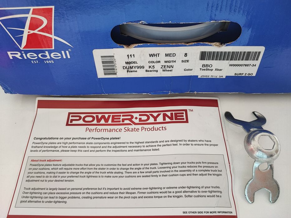 Sprzedam Wrotki RIEDELL model Angel 111 Białe, Rozmiar 8