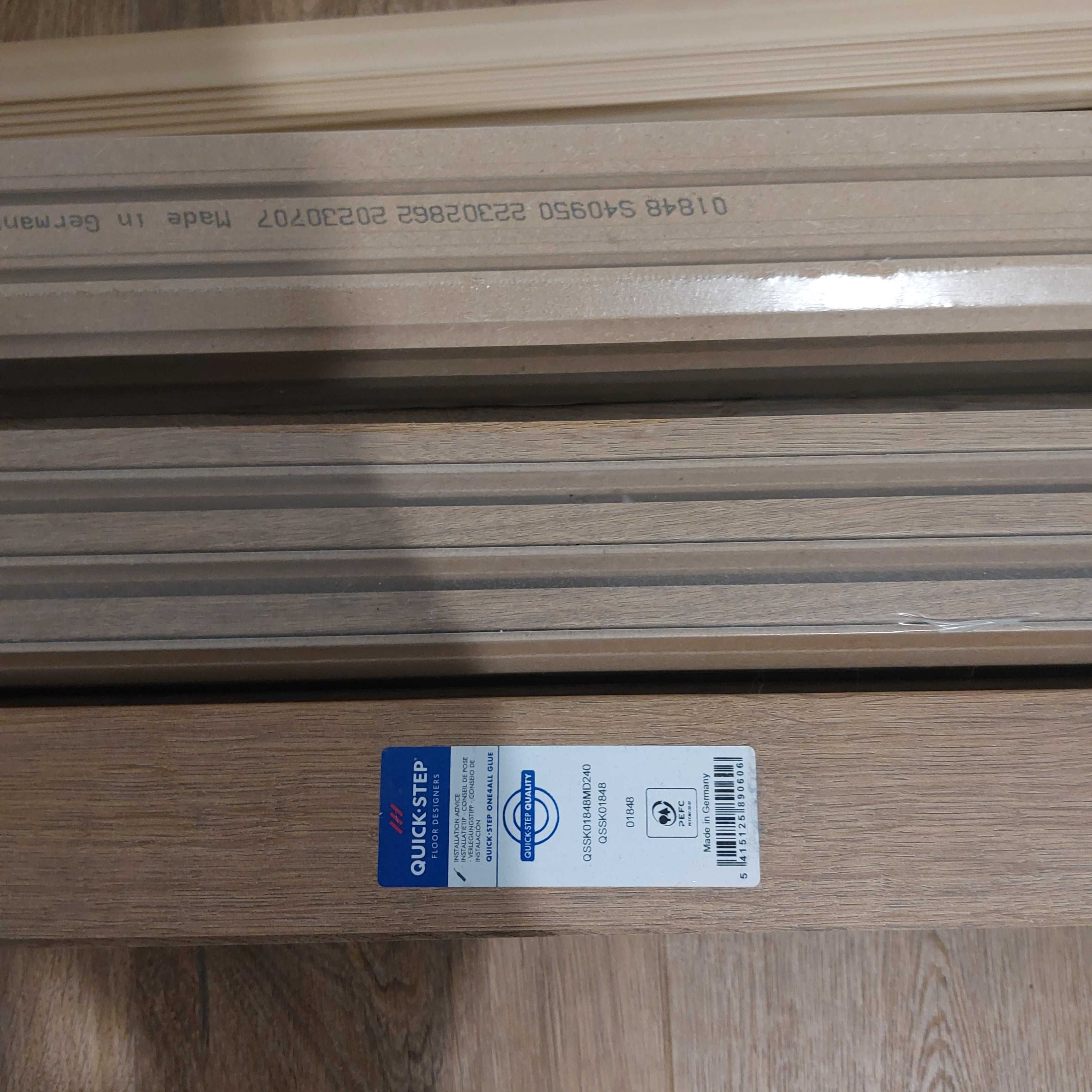 Listwa przypodłogowa mdf 2400x58x12 1848 klasyczna quick-step 35 szt