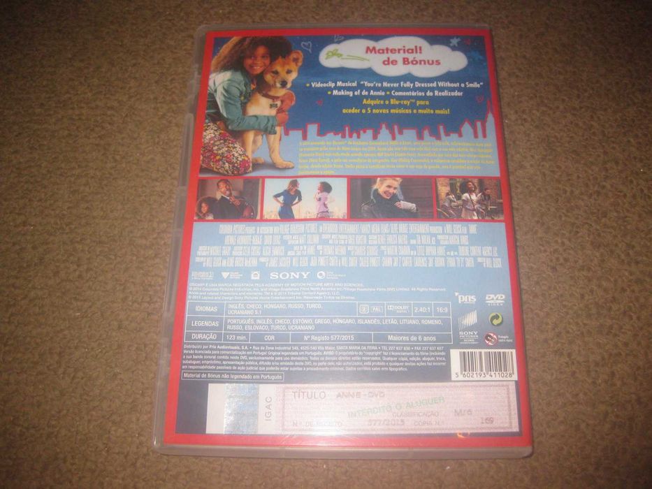 DVD "Annie" com Jamie Foxx