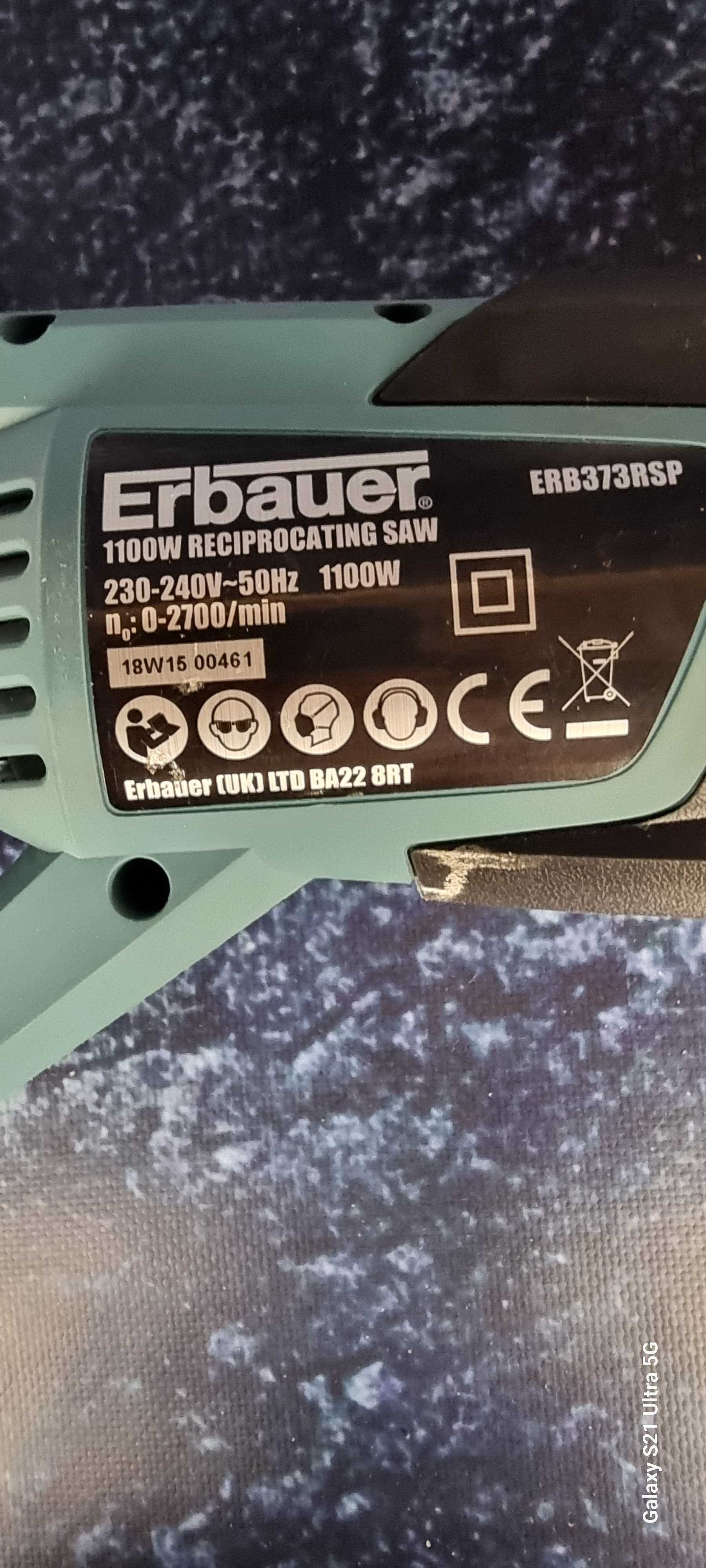 Сабельна пила Erbauer ERB373RSP 1100 Вт 240 В