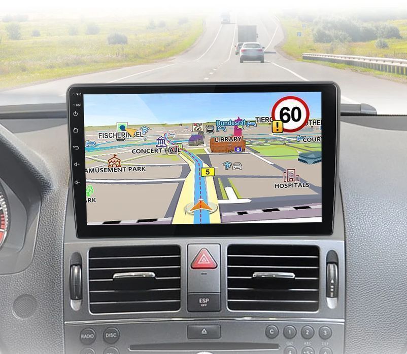 Radio Android CarPlay Mercedes Benz C-Class W204/S204 od 2006 - 2011