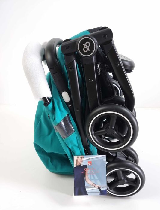 NOWY Wózek GB Qbit+ Plus All-Terrain spacerówka do 22 kg Laguna Blue