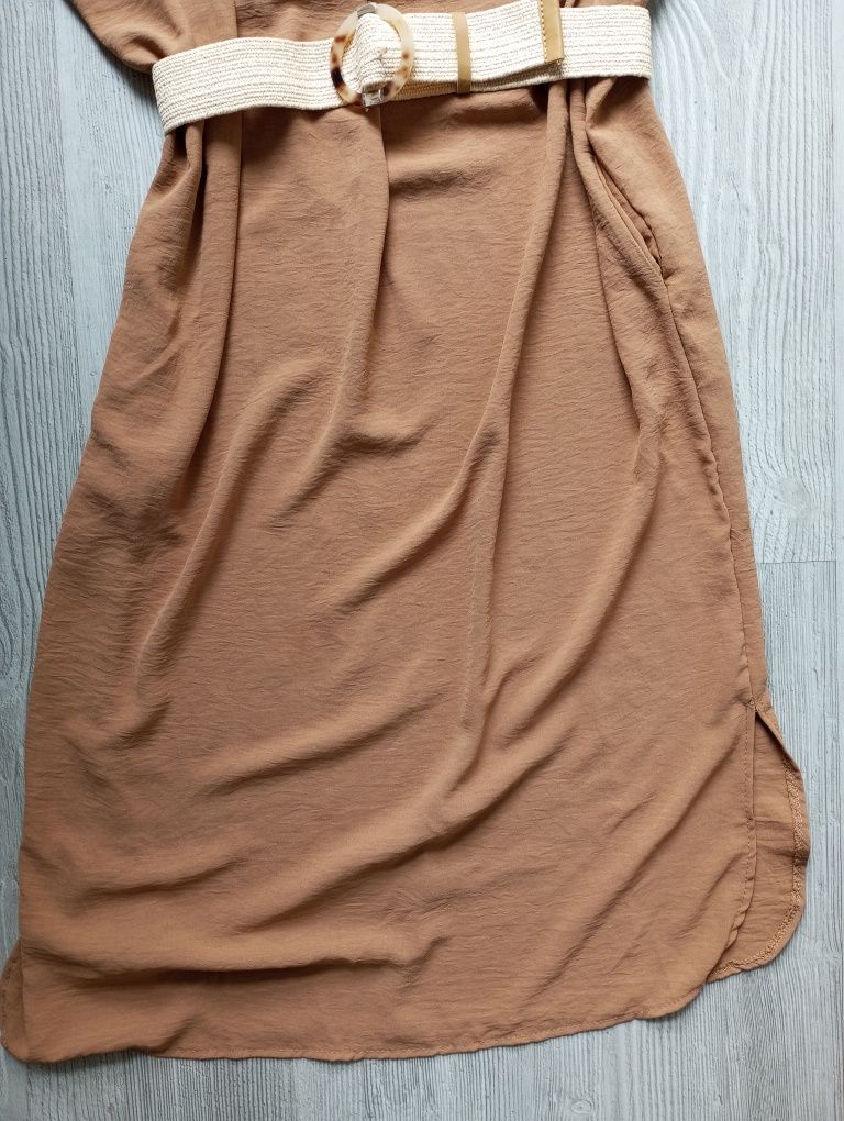 Sukienka Boho brązowa S/M