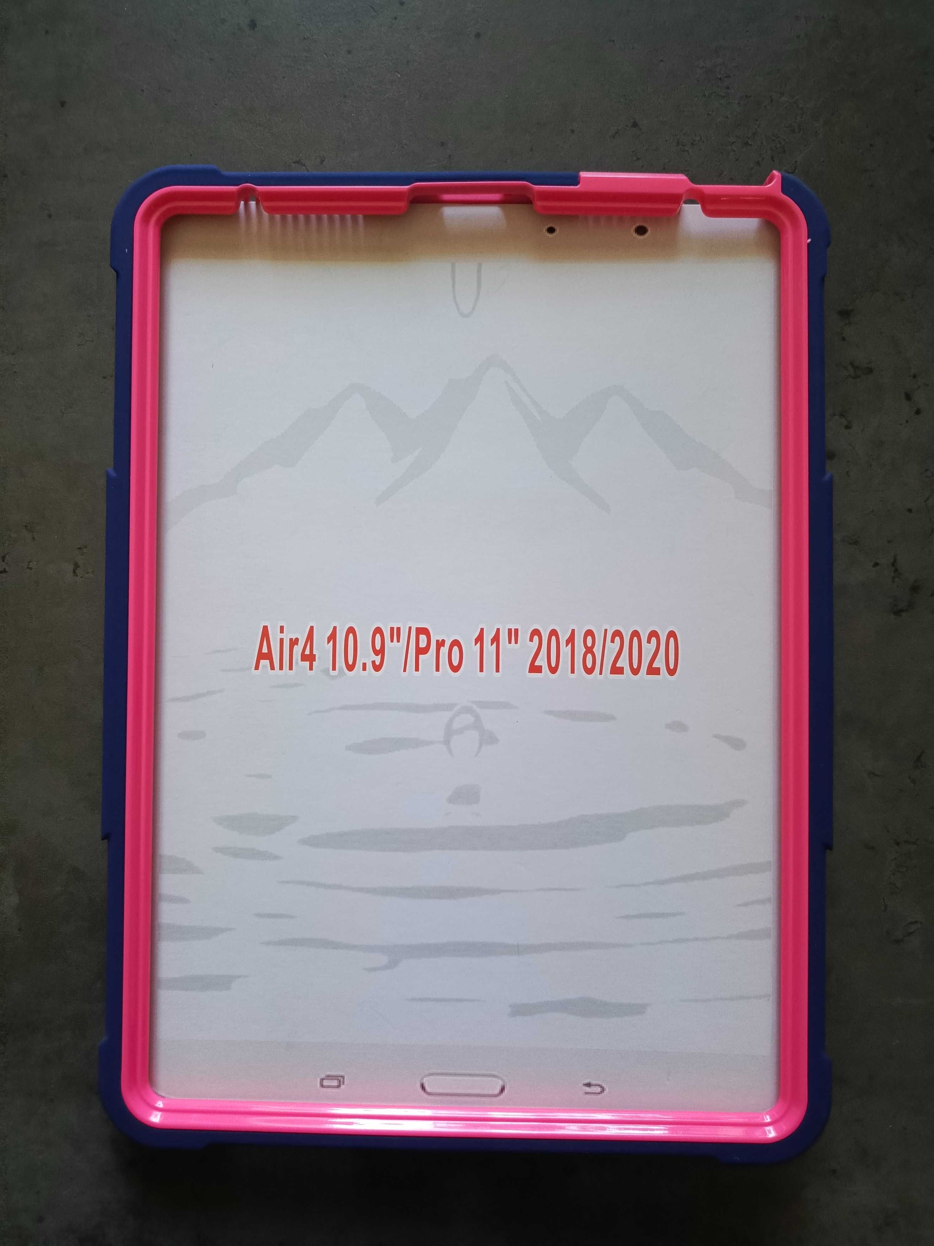 Etui Case do iPad Air 5/Air 4/Pro 11"  Pancerny Granatowo Różowy