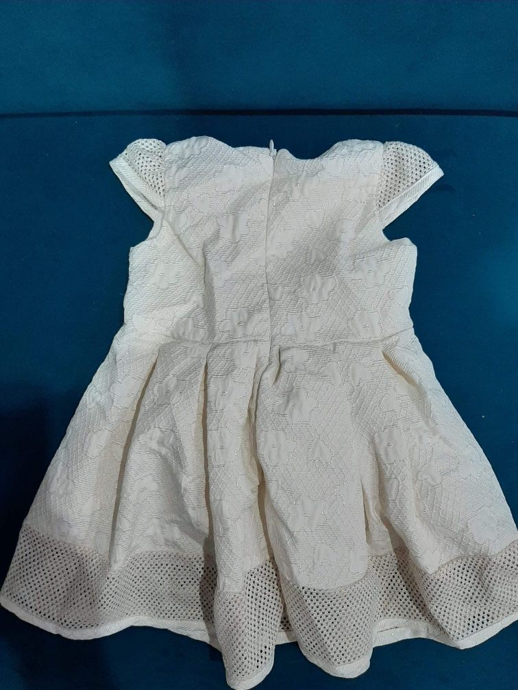 Sukienka do chrztu z bucikami 80 cm