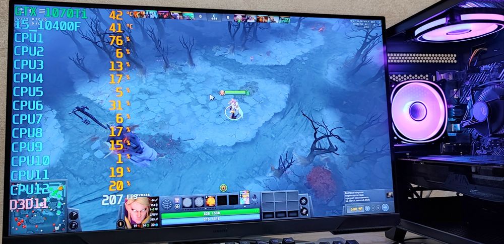 Игровой ПК Rust Cs2 Pubg GtaV Dota Fortnite World Of Tanks