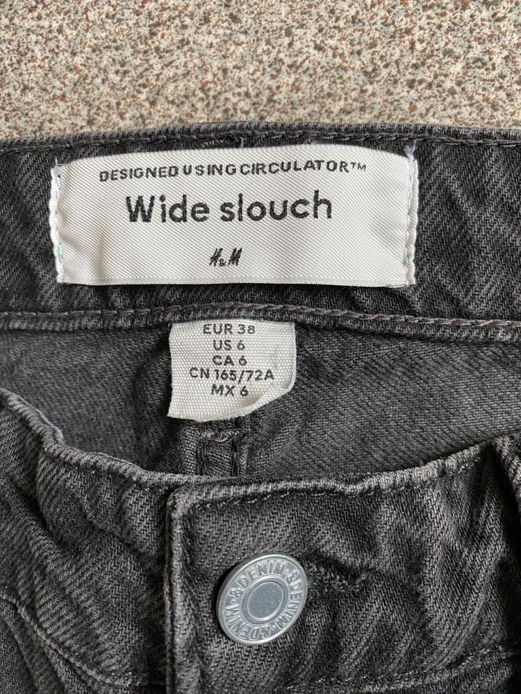 Широкие джинсы H&M