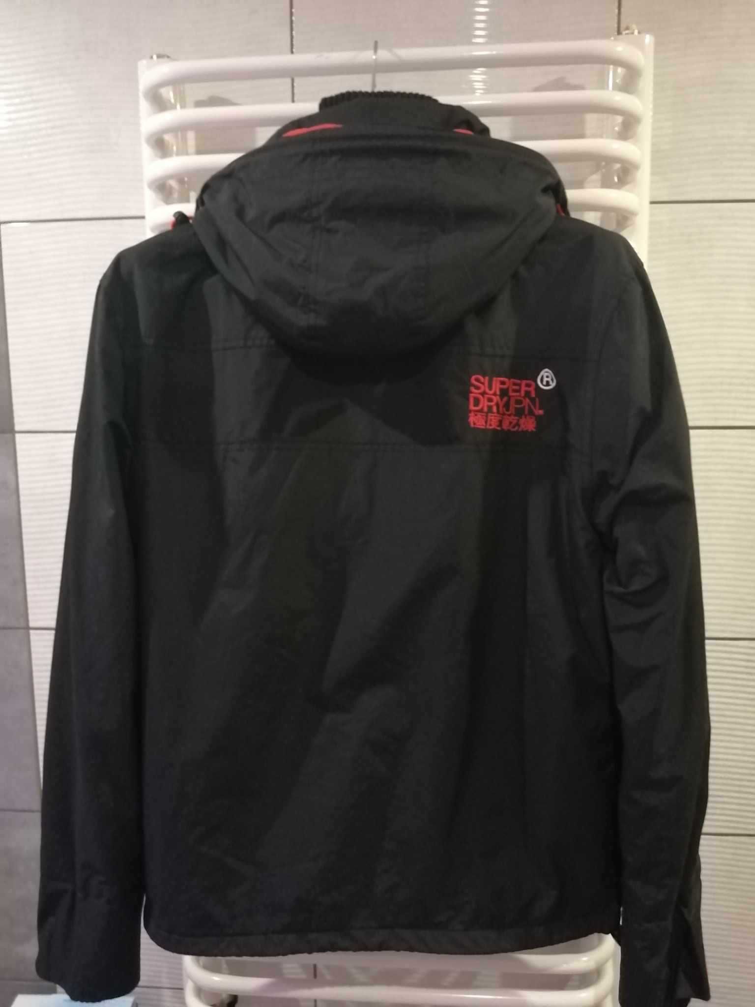 SUPERDRY Japan Windcheater Kurtka Kaptur M Oryginalna 100% Jak Nowa