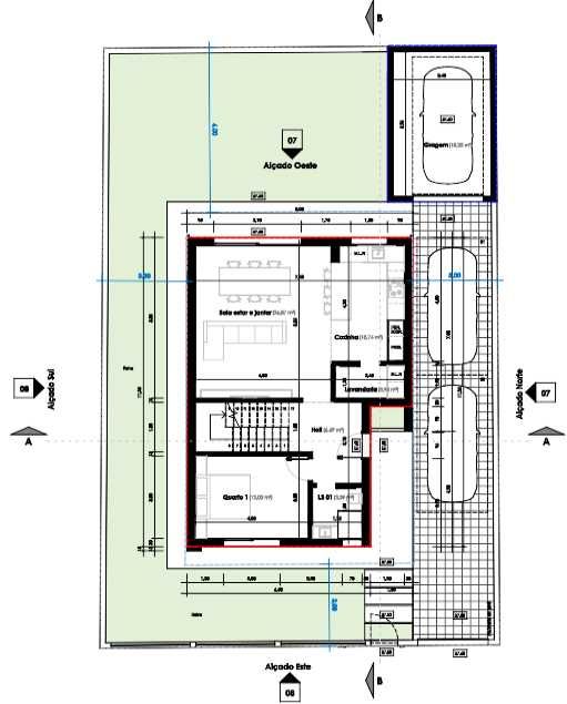 Terreno com projecto em aprovação