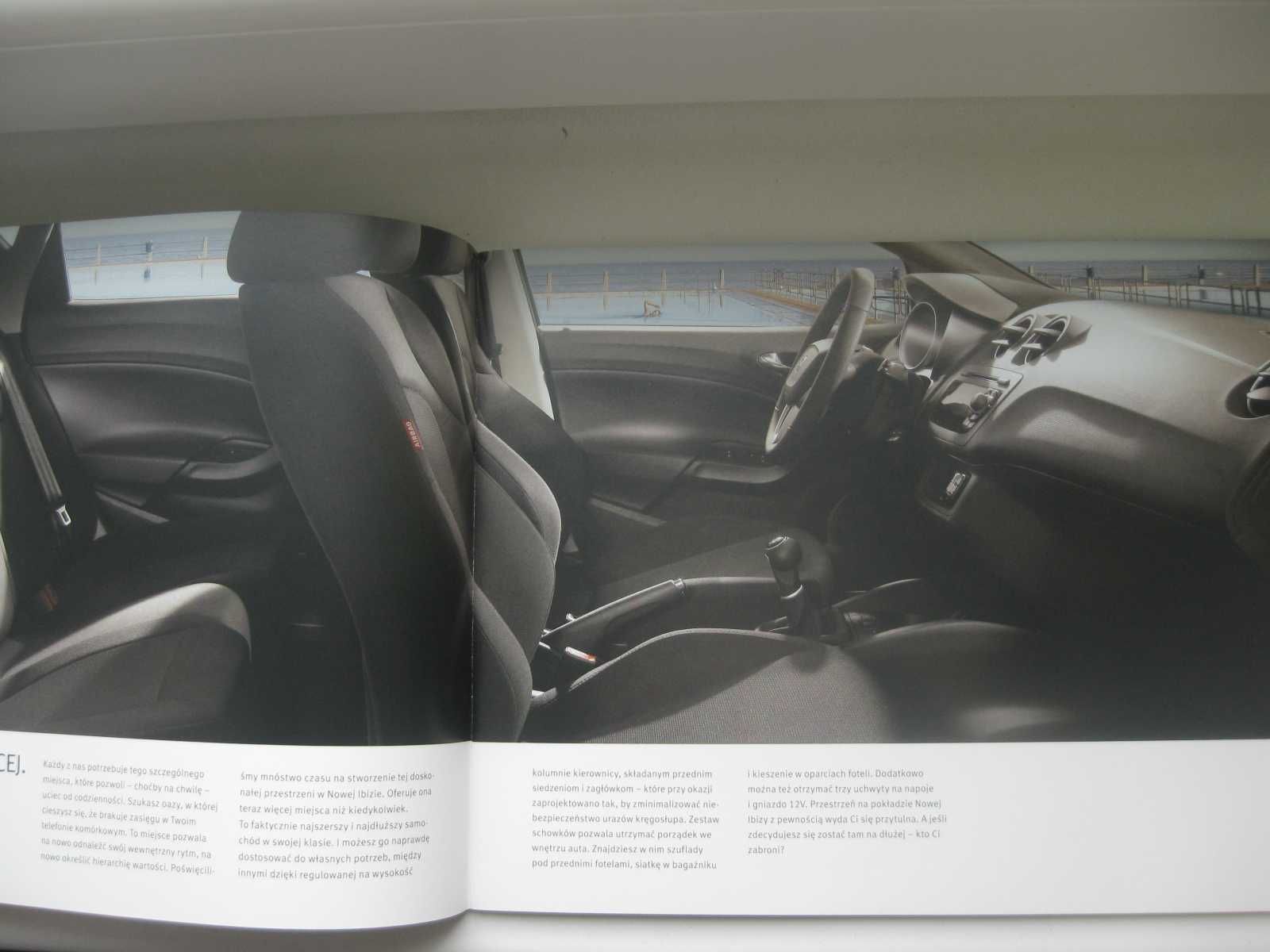 SEAT IBIZA IV Prospekt Katalog Seat Ibiza 6J 2008 PL