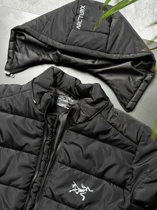 Мужской пуховик Arcteryx - Куртка черная Артерикс - GorEtex