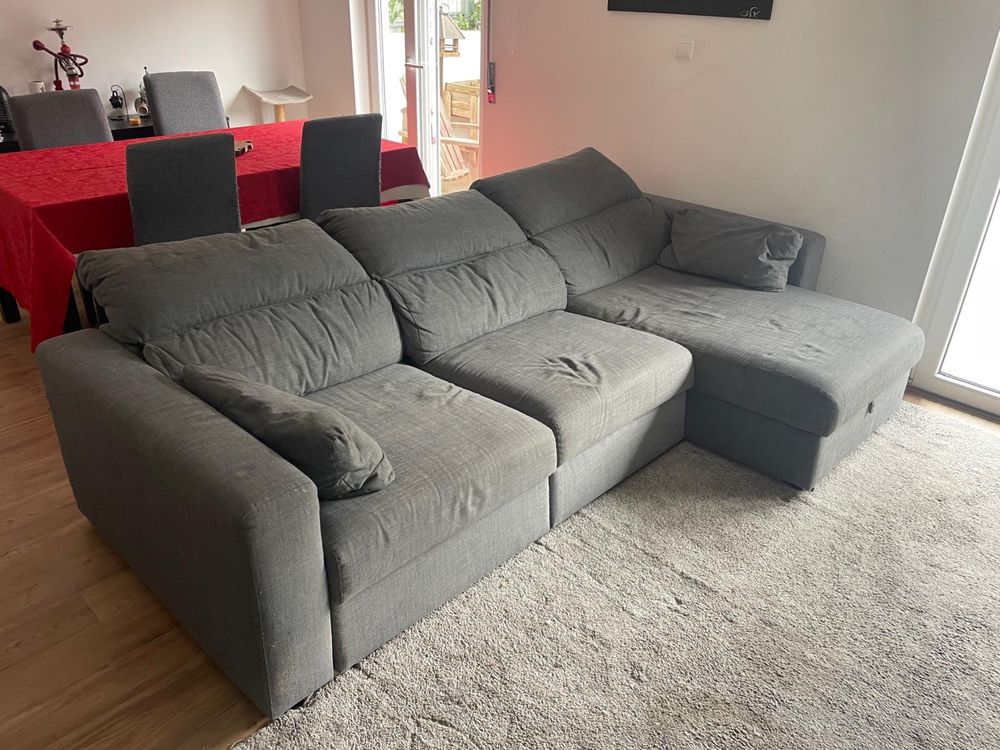 Sofa cama Ikea com chaiselong