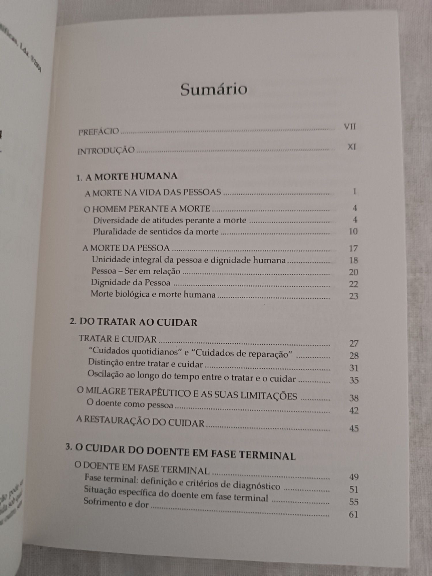 Livro "Cuidar a Pessoa em Fase Terminal, Perspectiva Ética"