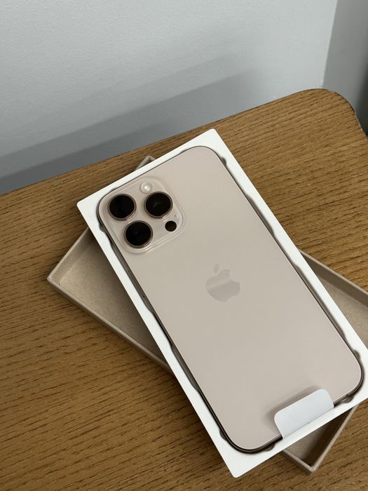 iPhone 16 Pro Max, Desert Titanium, 256 GB, open box. Айфон 16 про мак