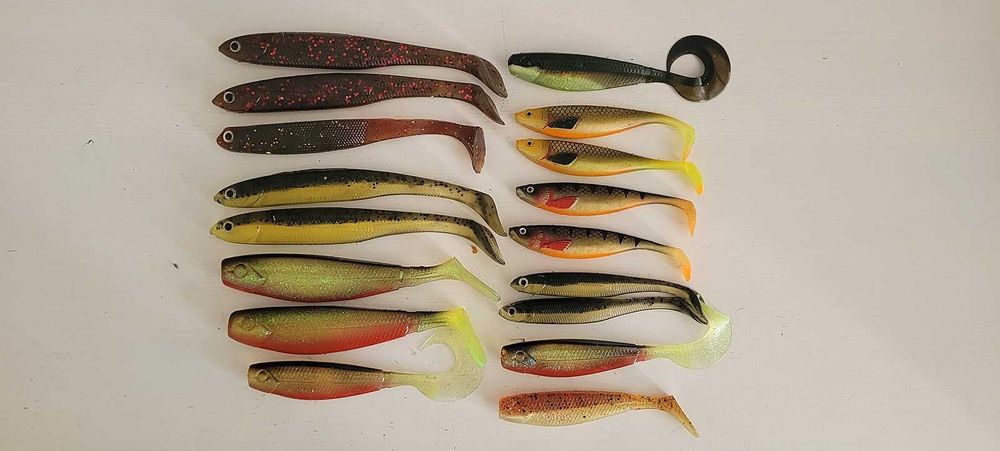 Zestaw Gum Spinningowych DAM GUNKI 7cm- 11 cm 17 sztuk